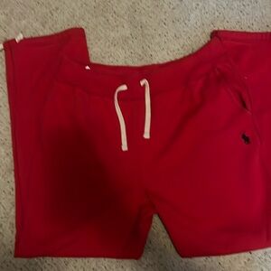 Polo by Ralph Lauren Red Sweatpants Joggers